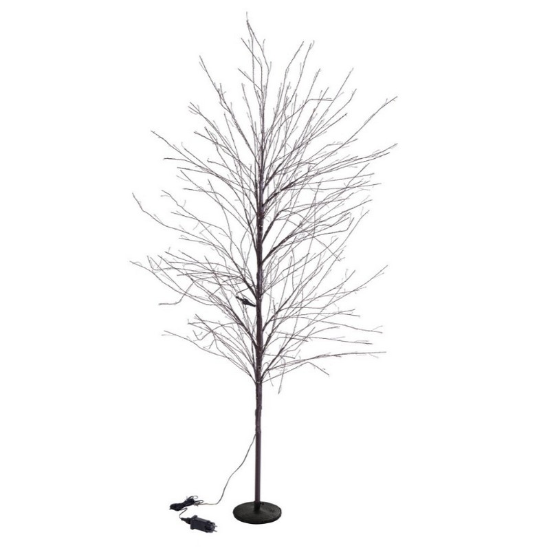Albero di Natale di rami con 1500 microled e alto 180 cm